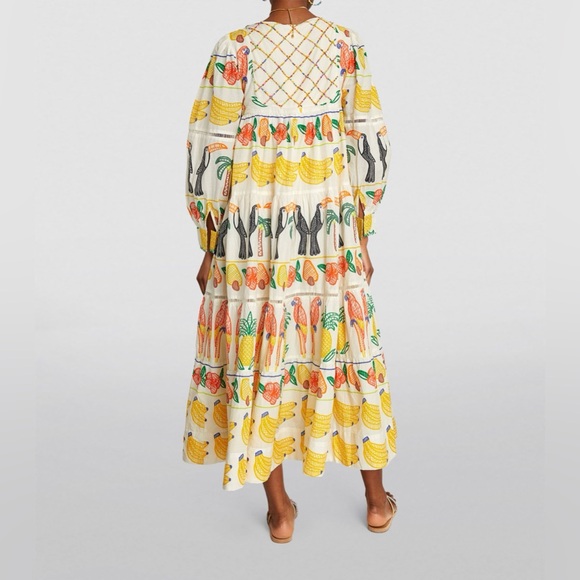 Farm Rio Tropicolors Midi Dress in XS and Small BNWT - Picture 3 of 5